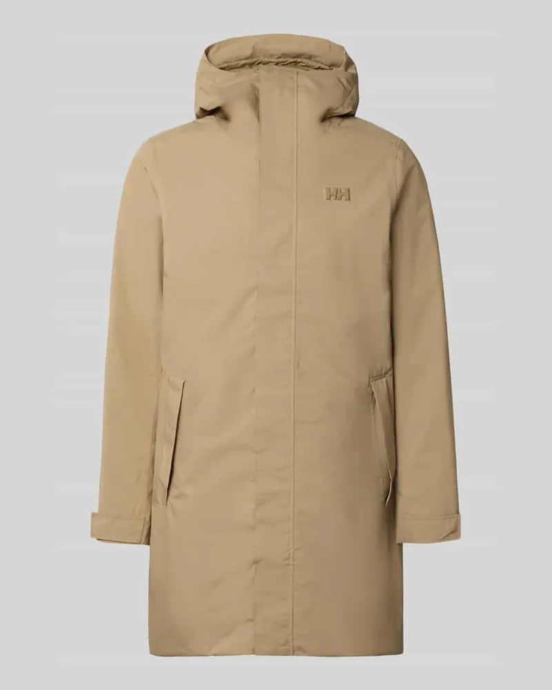 Helly Hansen Regular Fit Mantel mit Kapuze Modell 'Brussel Beige