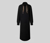 Relaxed Fit Midikleid mit Eingrifftaschen