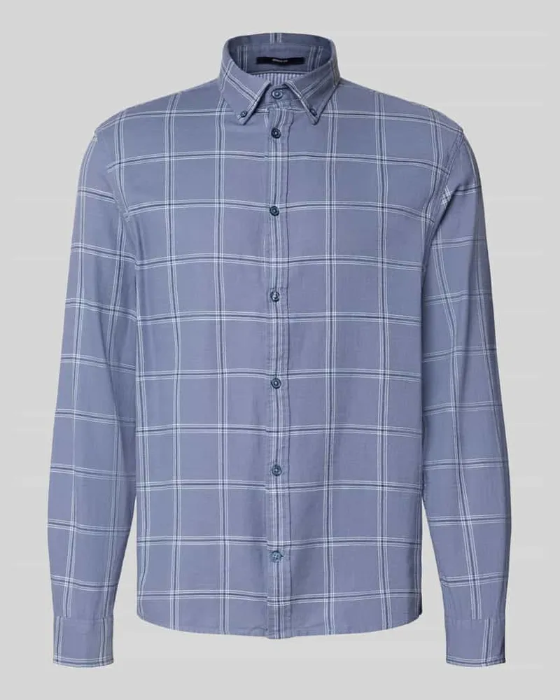 Tommy Hilfiger Regular Fit Freizeithemd aus reiner Baumwolle Jeansblau