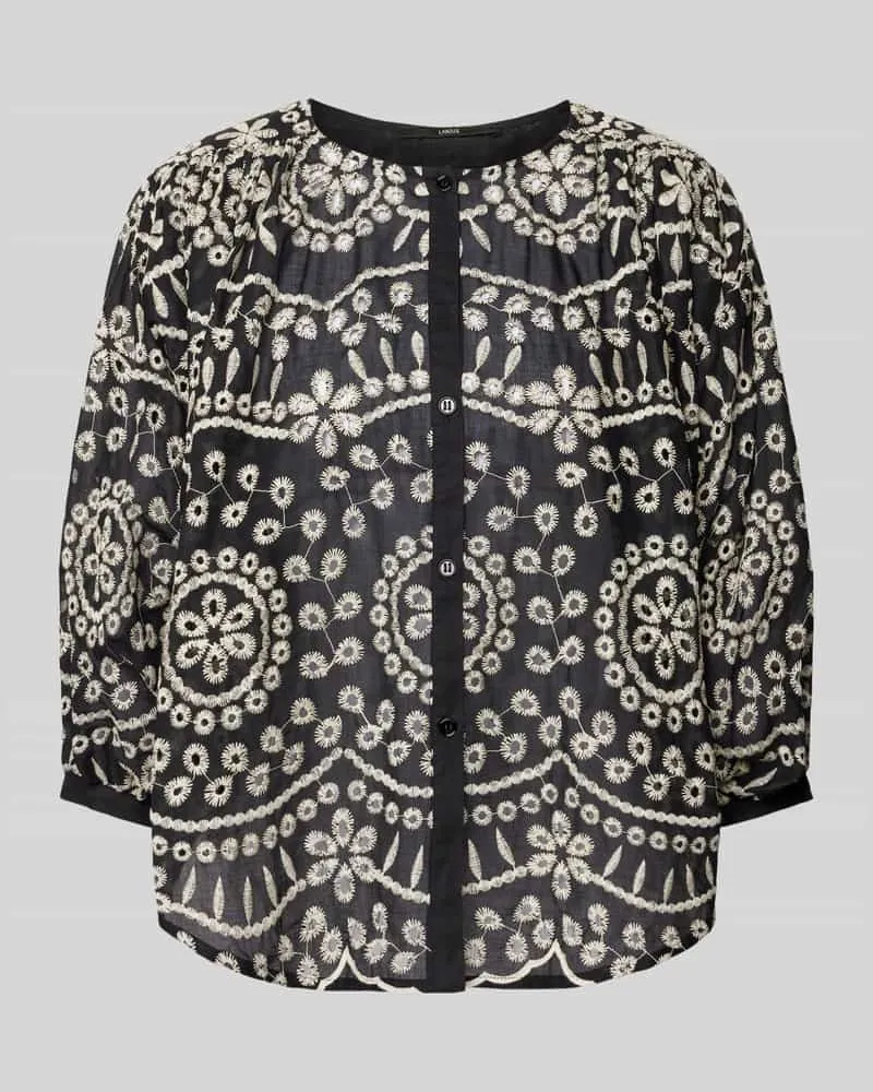 Lanius Relaxed Fit Bluse mit 3/4-Arm Black