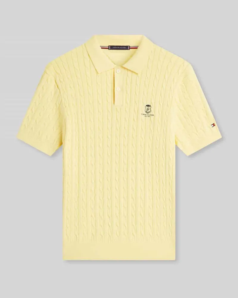 Tommy Hilfiger Poloshirt mit Logo Detail Gelb
