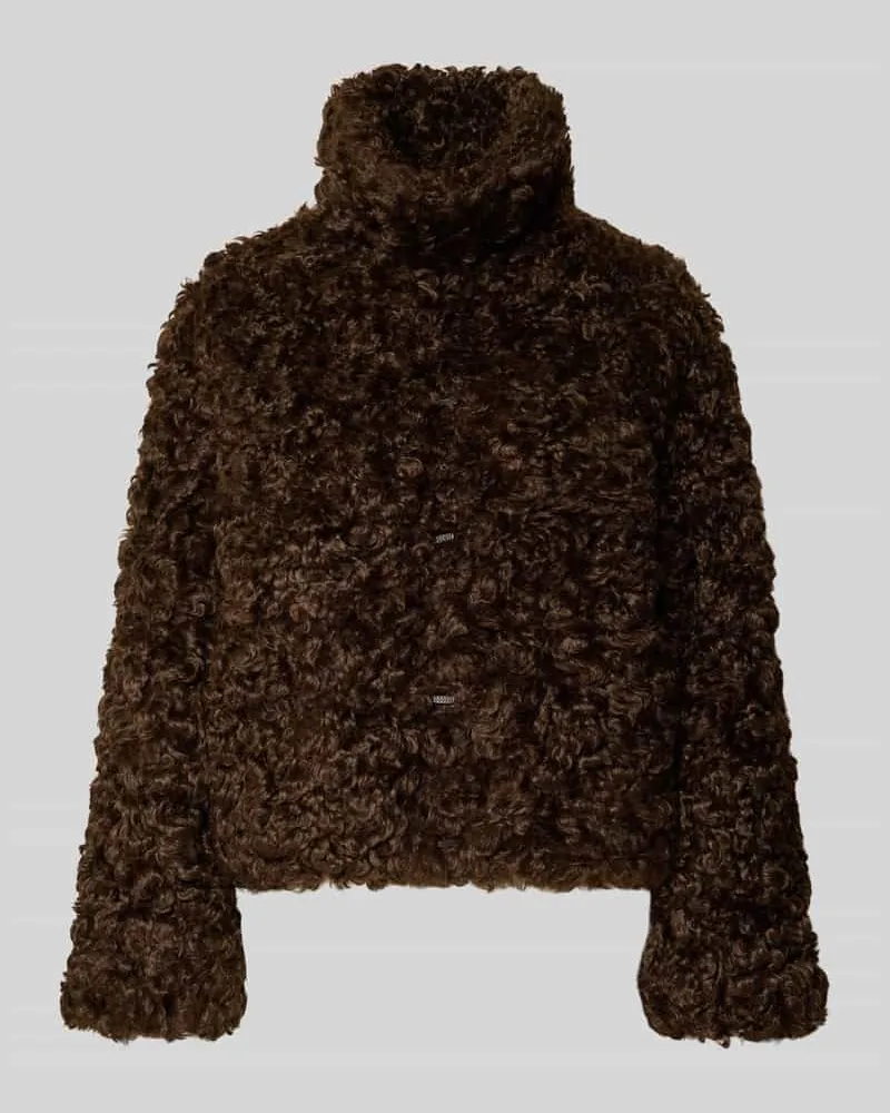 Closed Jacke aus Kunstfell Schoko