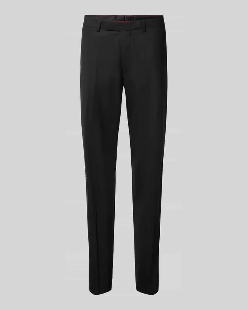 cinque Straight Fit Hose mit Bügelfalten Modell 'Totti Black