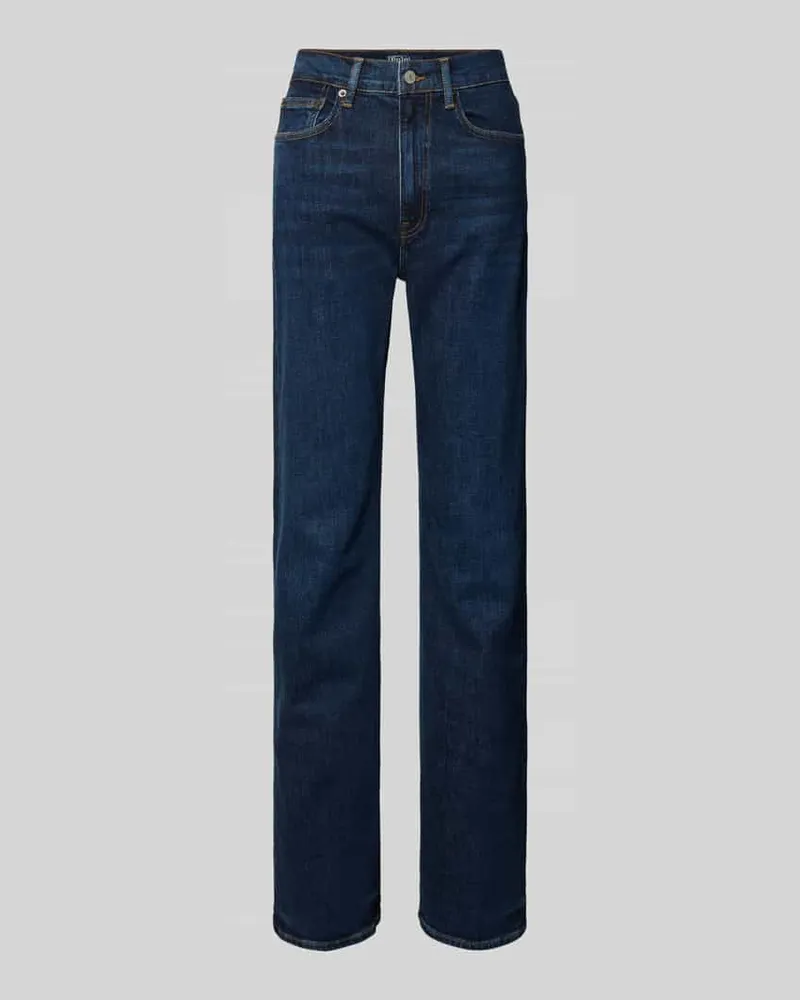 Ralph Lauren Straight Fit Jeans mit Eingrifftaschen Dunkelblau