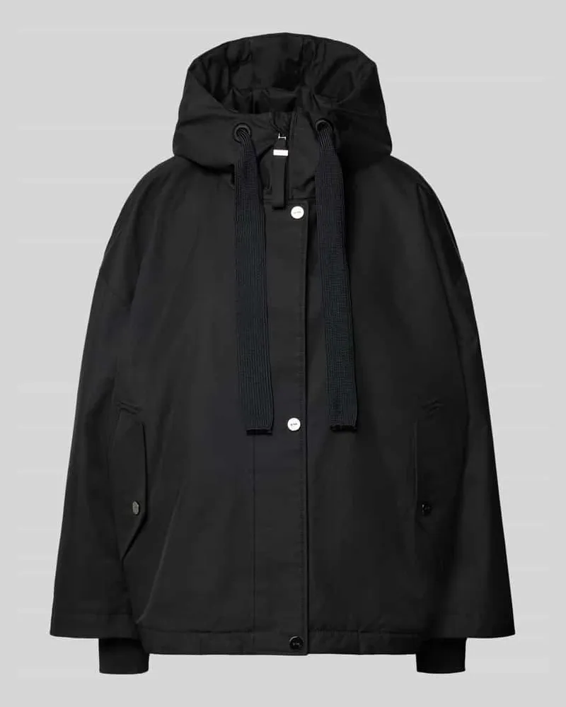 G-Lab Jacke mit Reißverschluss und Knopfleiste Modell 'ROSIE Black