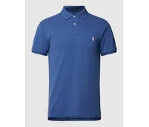 Slim Fit Poloshirt mit Logo-Stitching