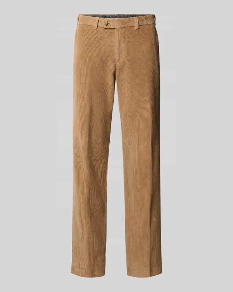 Hiltl Regular Fit Cordhose aus Baumwollmix Camel