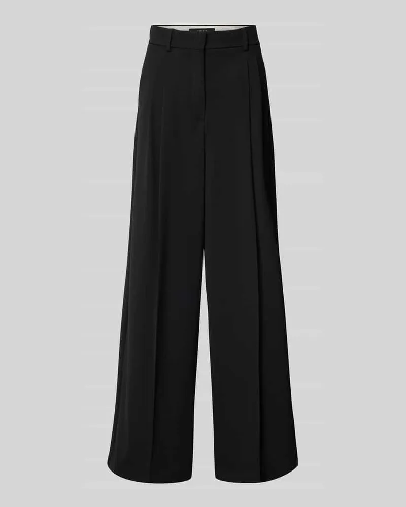 Max Mara Stoffhose mit französischen Eingrifftaschen Modell 'BAIOCCO Black