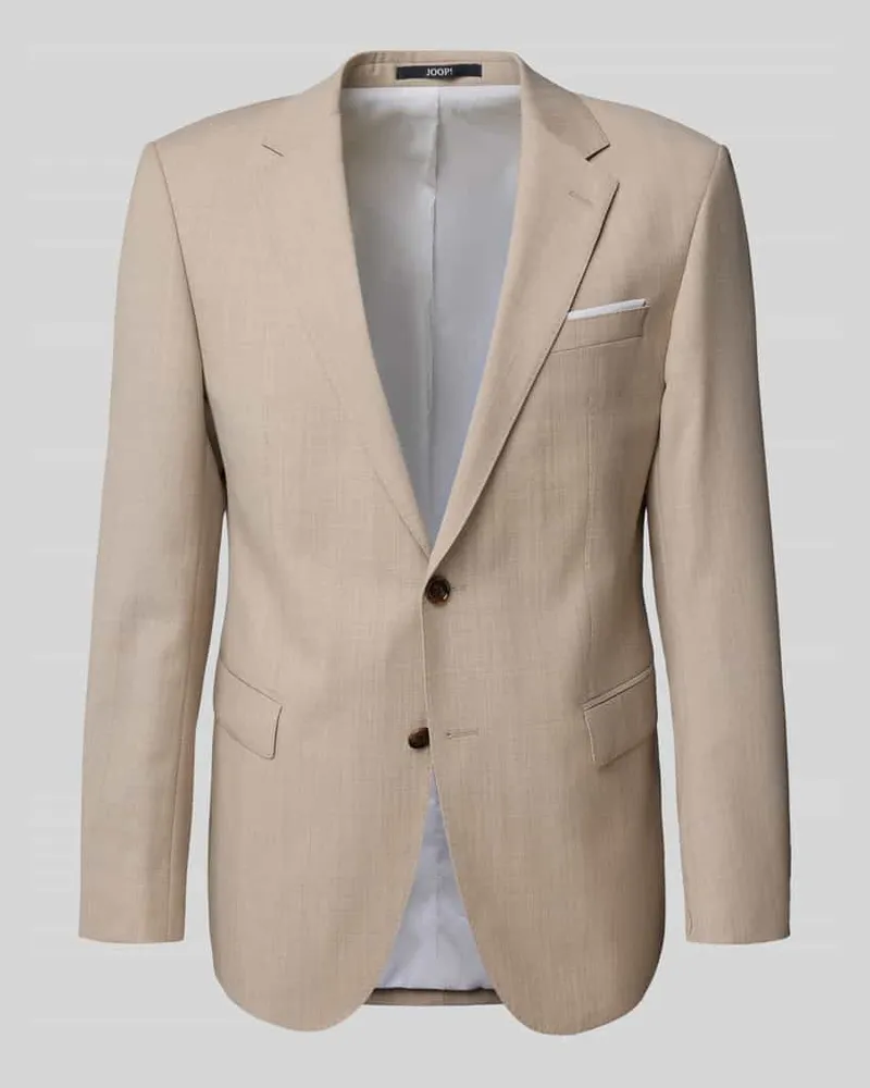 JOOP! 2-Knopf-Sakko mit Woll-Anteil Modell 'Herby Beige