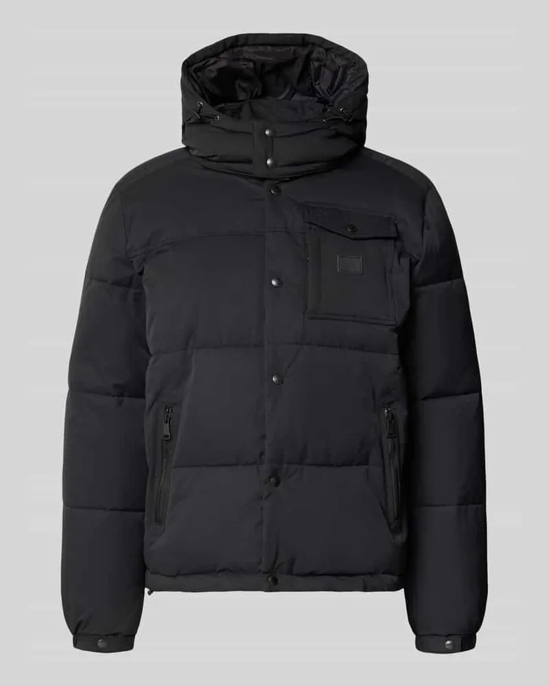 Scotch&Soda Regular Fit Jacke mit Baumwoll-Anteil in Stepp-Optik Black