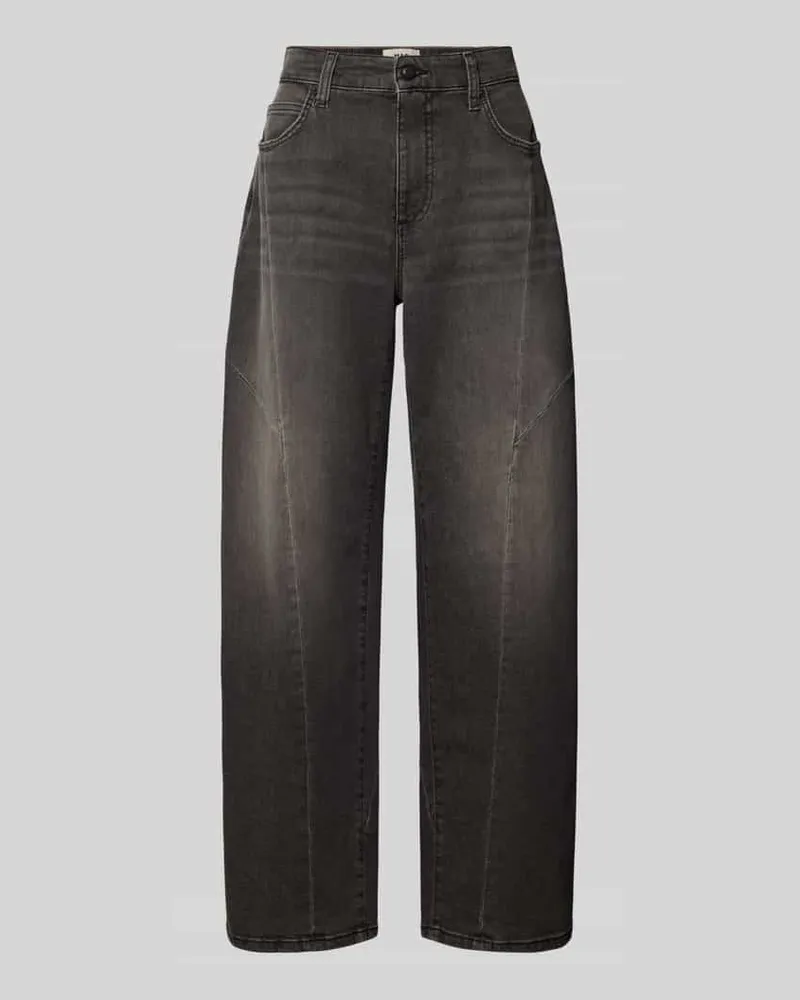 MAC Jeans Barrel Fit Hose aus Baumwoll-Mix Modell 'Dakota Barrel Seam Black