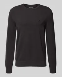 Marc O'Polo Strickpullover mit Label-Stitching Black