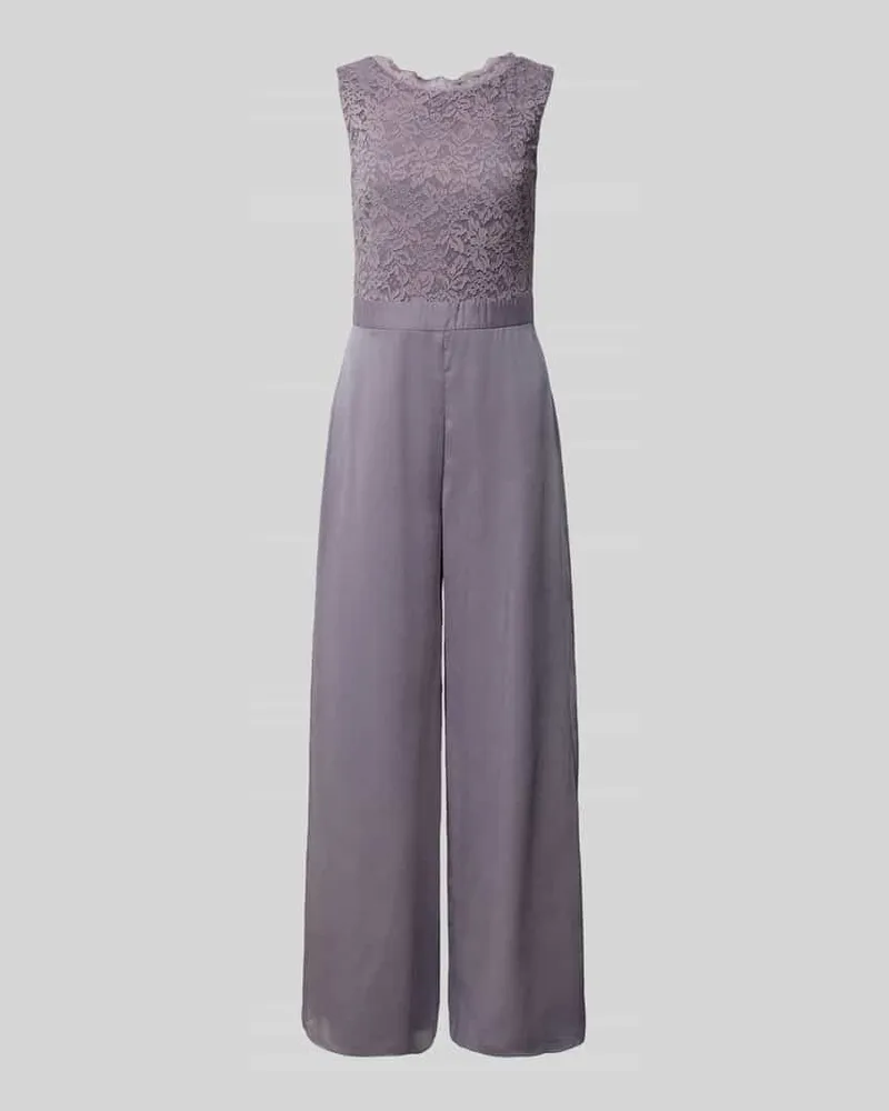 Swing Jumpsuit mit Rundhalsausschnitt Mauve
