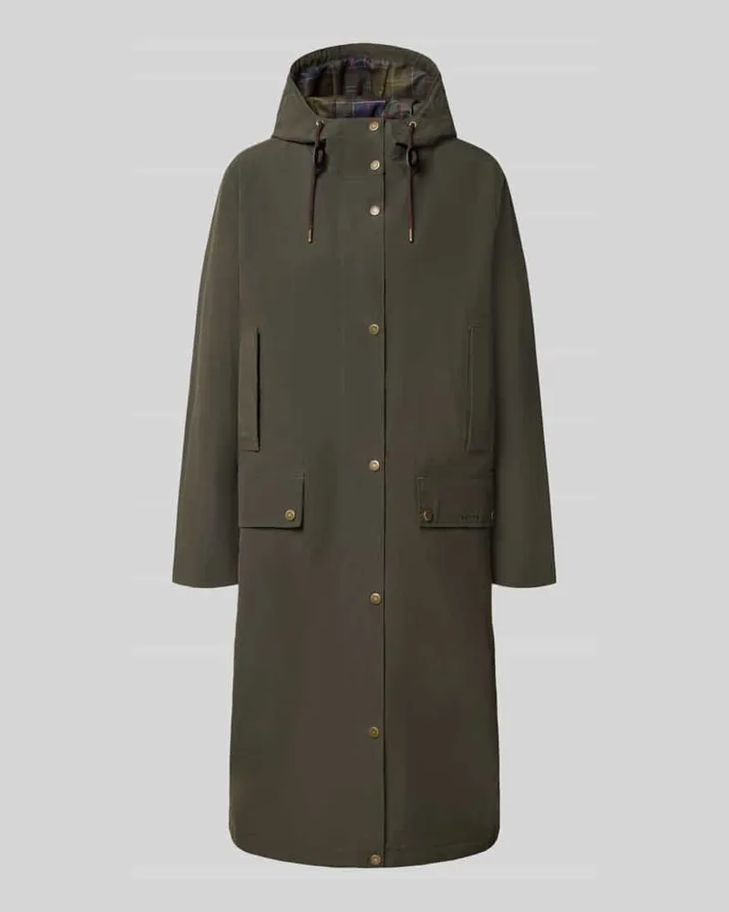 Barbour Regular Fit Funktionsmantel mit Logo-Stitching Modell 'MATILDE Oliv