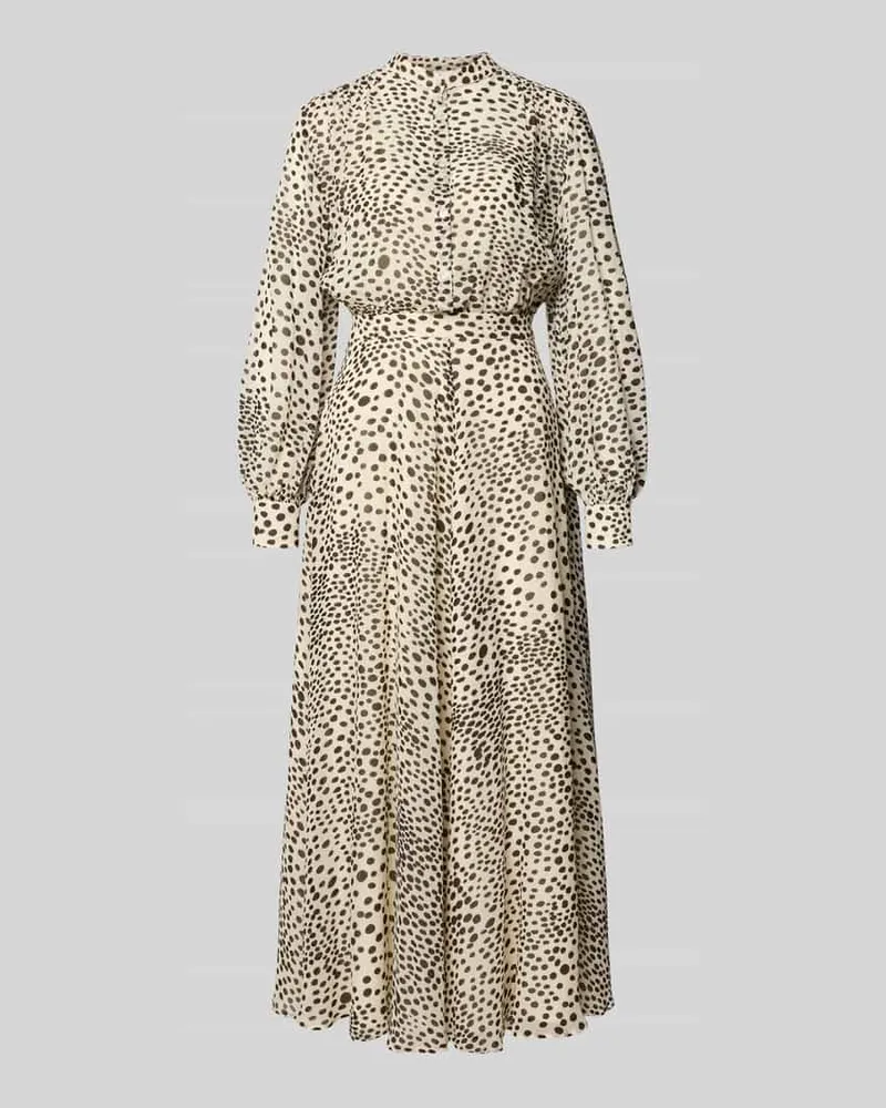 MARELLA Maxikleid mit Stehkragen Modell 'MASTRO Offwhite