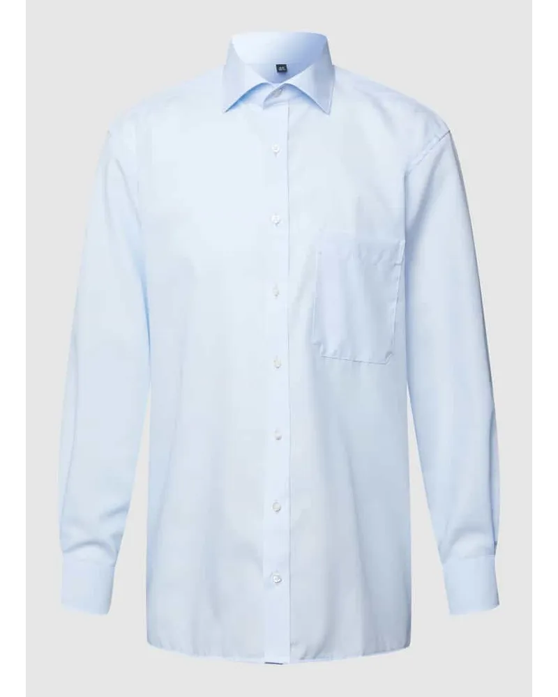 Eterna Comfort Fit Business-Hemd mit Haifischkragen Bleu