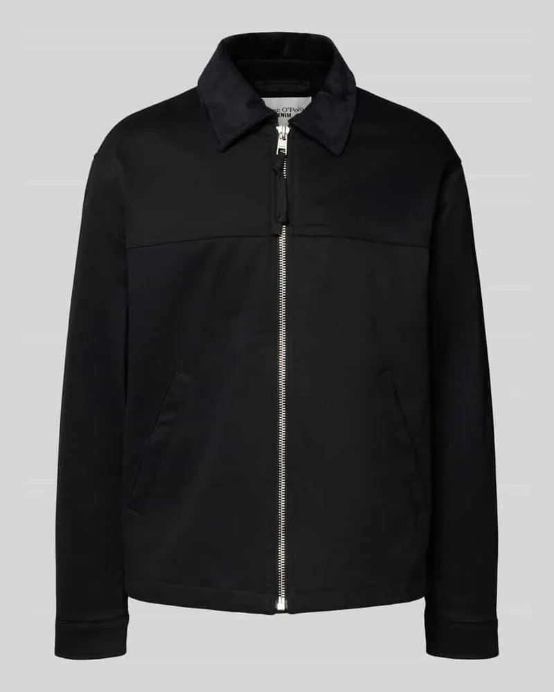 Marc O'Polo Regular Fit Jeans-Blouson aus Baumwoll-Mix Black