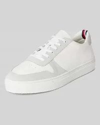 Tommy Hilfiger Ledersneaker mit Label-Details Modell 'PREMIUM CORPORATE Weiss