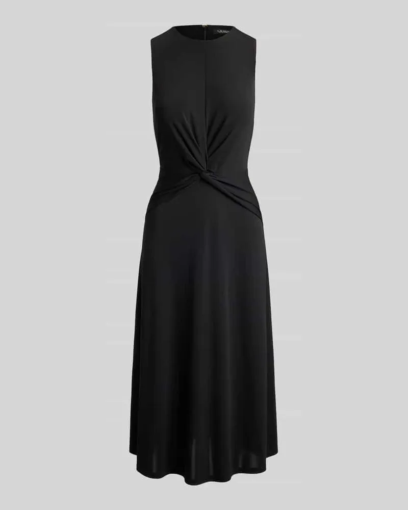 Ralph Lauren Kleid mit Knotendetail in der Taille Black