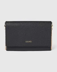 Liu Jo Clutch mit Strukturmuster Modell 'Manhattan Black