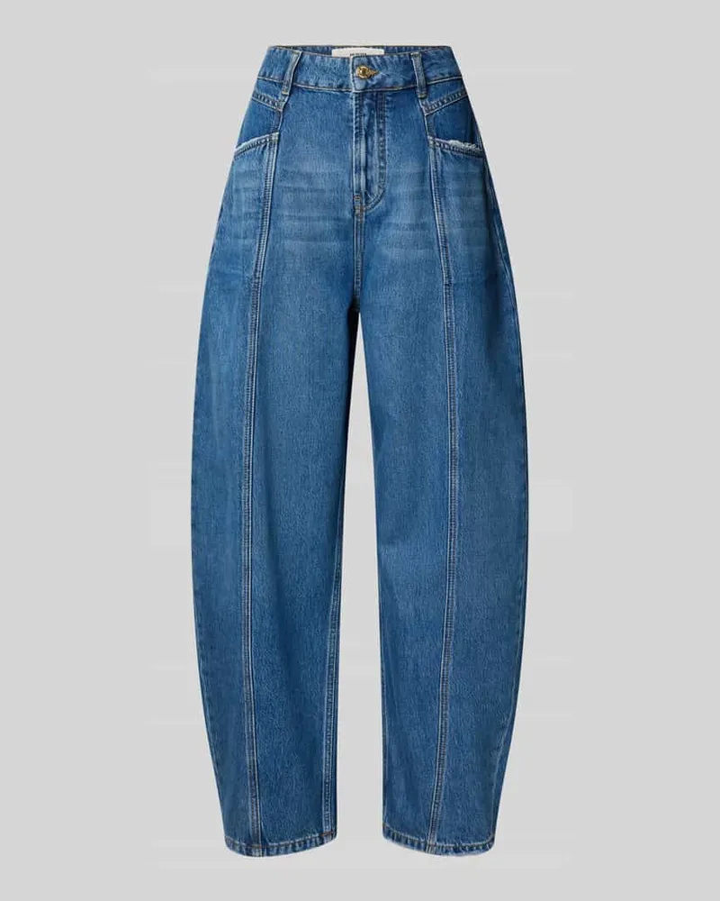 Goldgarn Jeans mit Eingrifftaschen Modell 'LUZENBERG Blau