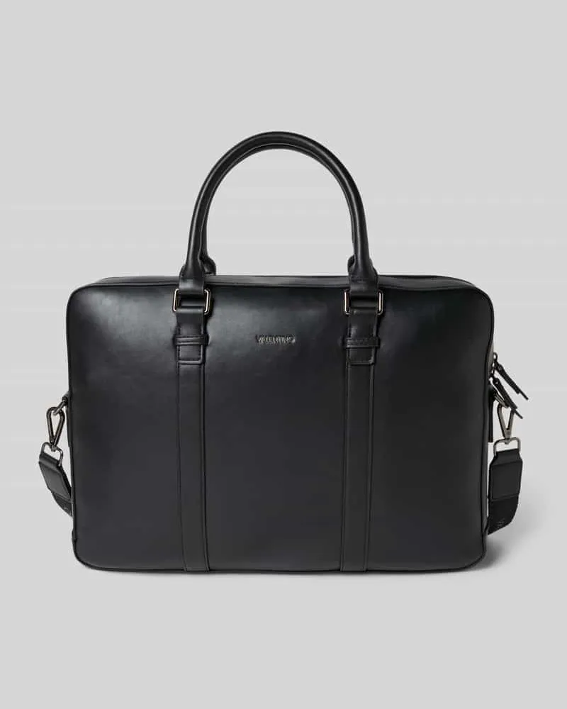 Valentino Bags Laptoptasche in Leder-Optik Modell 'Horizon Black