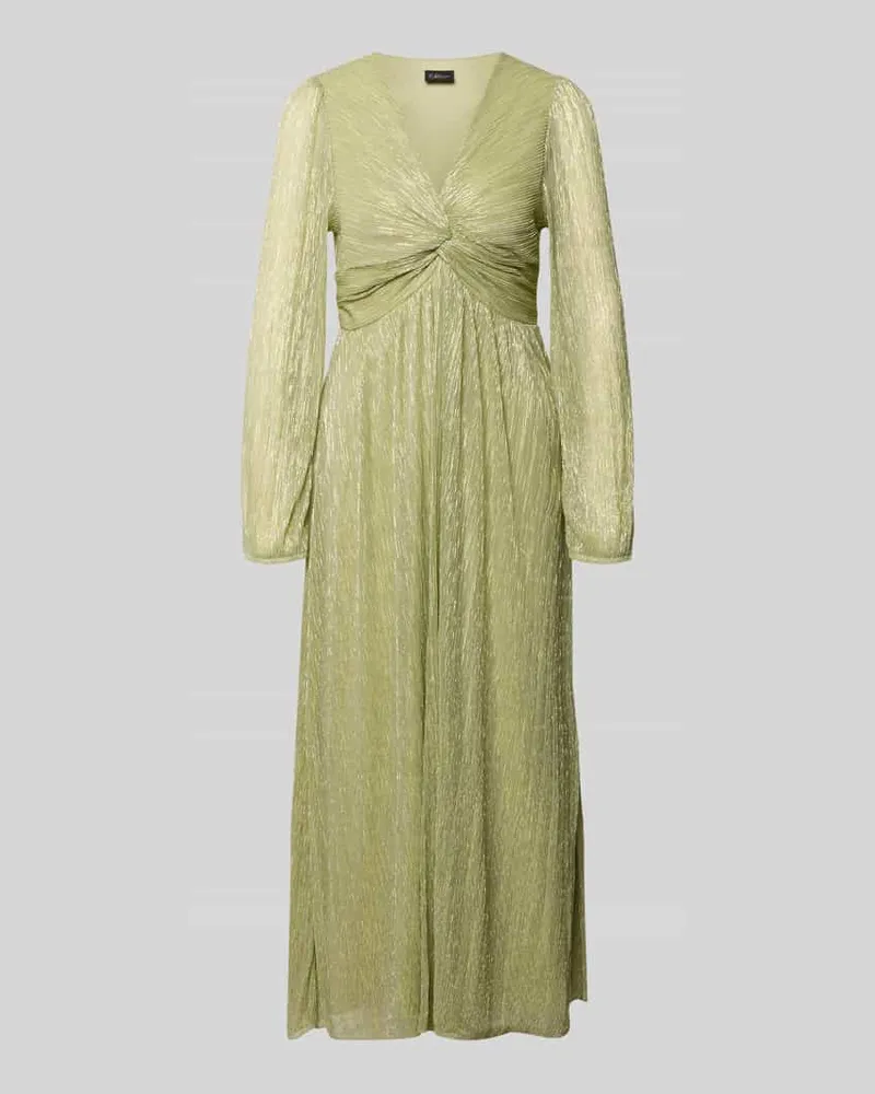 S.Oliver Tailliertes Freizeitkleid mit Unterkleid Apfel
