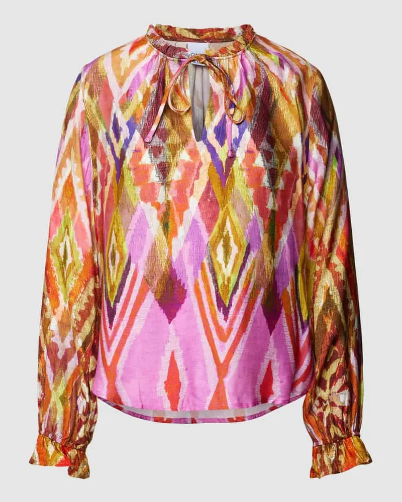 tonno e panna Blusenshirt aus Viskose Modell 'Nadjaton Pink