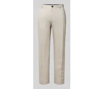 Regular Fit Anzughose aus Leinen mit Bügelfalten Modell 'WILL