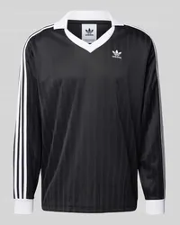 adidas Longsleeve mit Label-Stitching Black