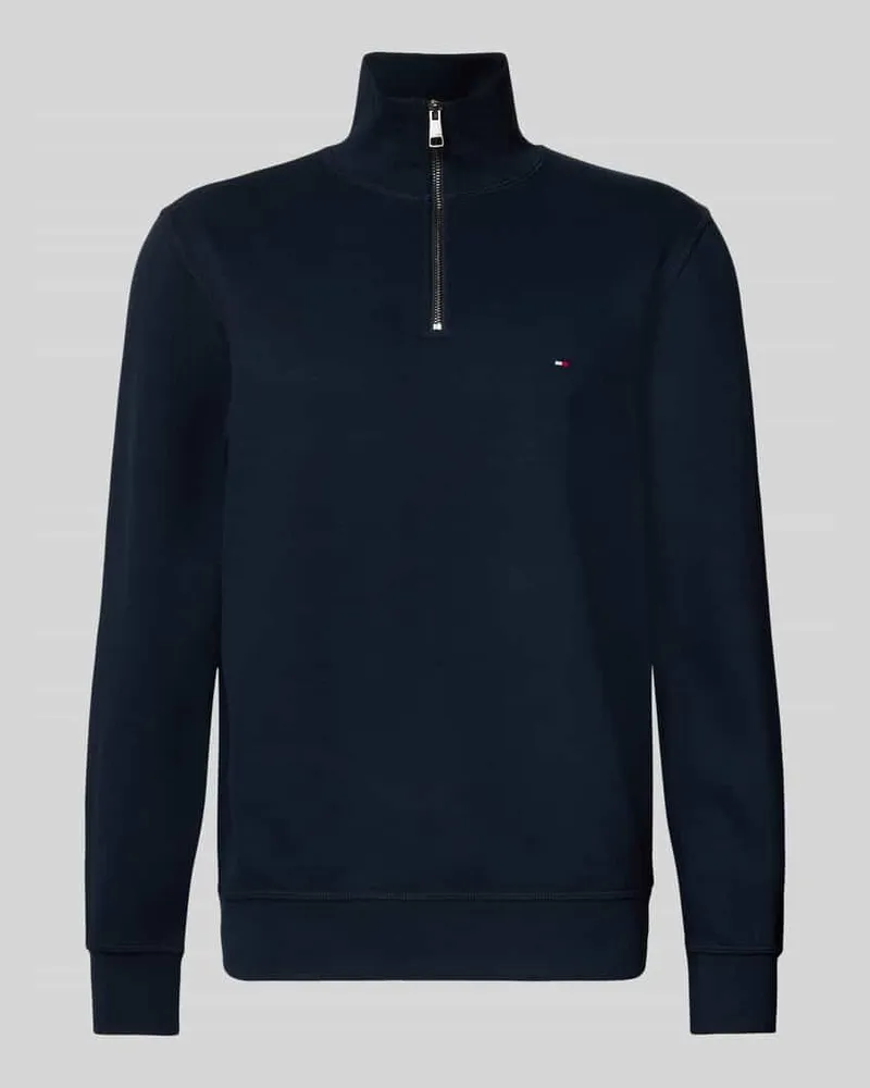 Tommy Hilfiger Pullover aus Baumwoll-Mix Marine