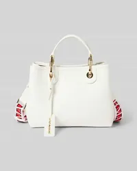 Emporio Armani Shopper mit Label-Print Modell 'ST.CERVO Weiss