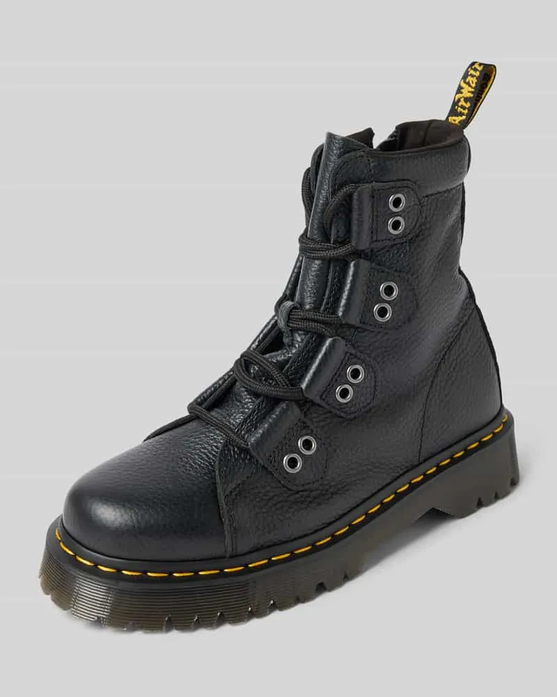 Dr.Martens Schnürstiefel mit Logo-Patch Modell 'Bex Black