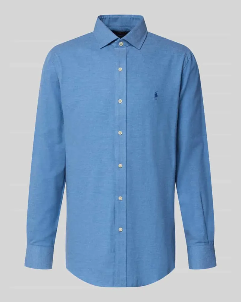 Ralph Lauren Regular Fit Freizeithemd aus Baumwoll-Mix Blau