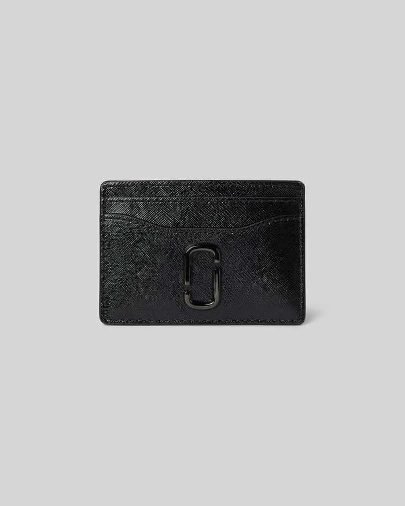 Marc Jacobs Kartenetui mit Zier-Applikation Black