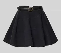 Minirock in Denim-Optik