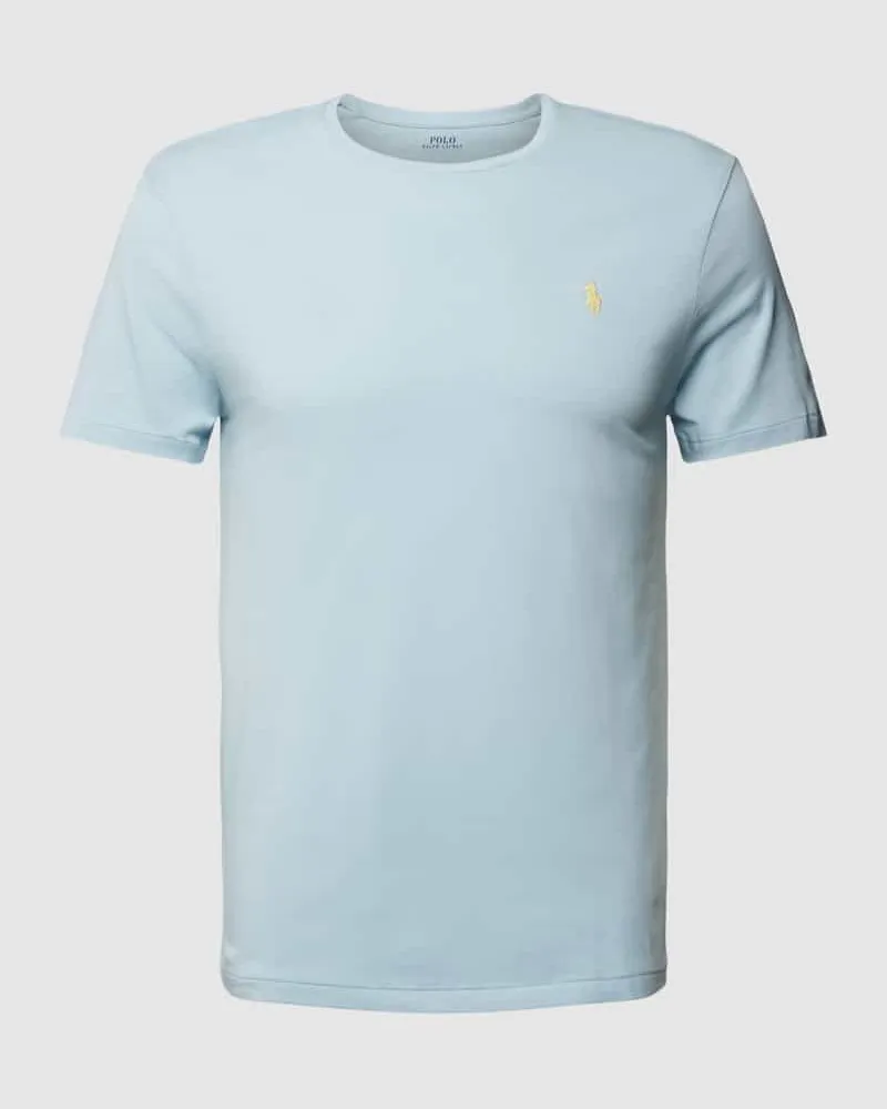 Ralph Lauren T-Shirt mit Rundhalsausschnitt Hellblau