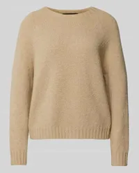 Max Mara Strickpullover mit Rundhalsausschnitt Modell 'GHIACCI Beige