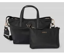 Handtasche mit Label-Details Modell 'LATONA