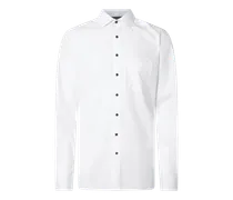 Regular Fit Business-Hemd aus Popeline mit extra langem Arm - bügelfrei