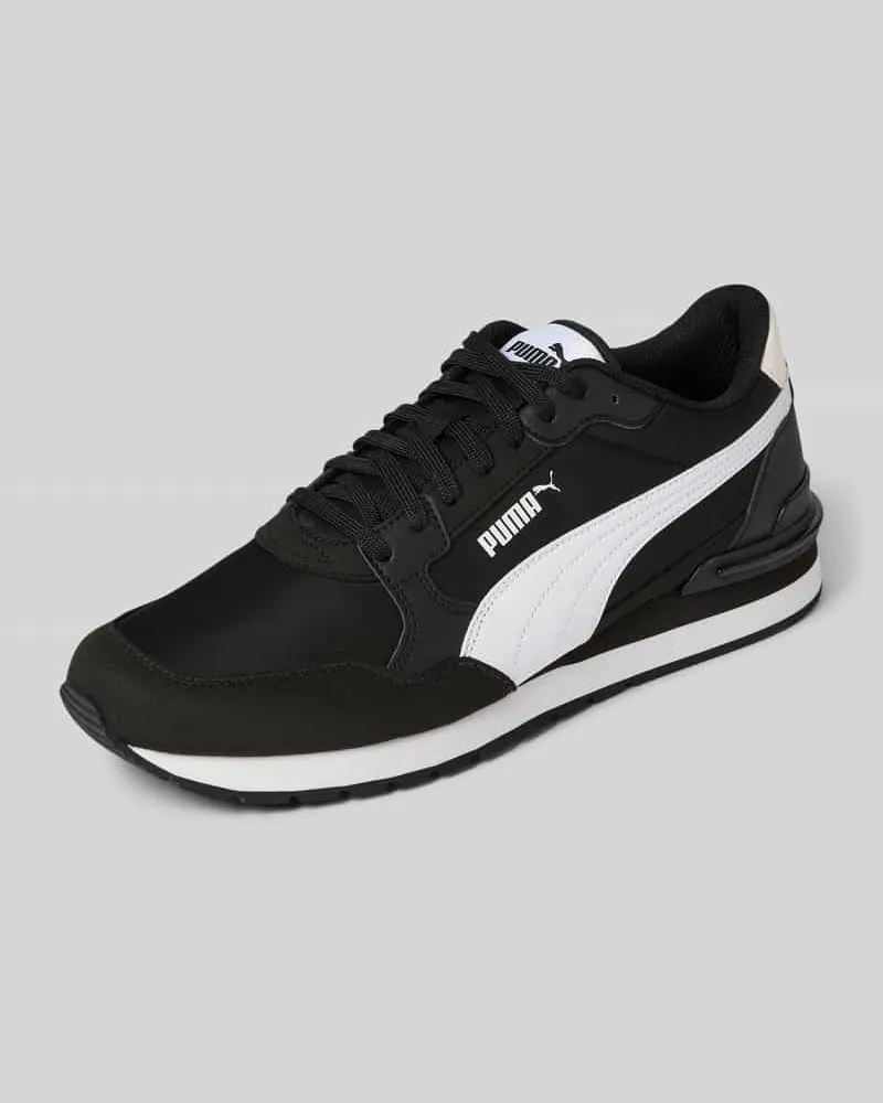 Puma Sneaker mit Label-Print Modell 'Runner Black