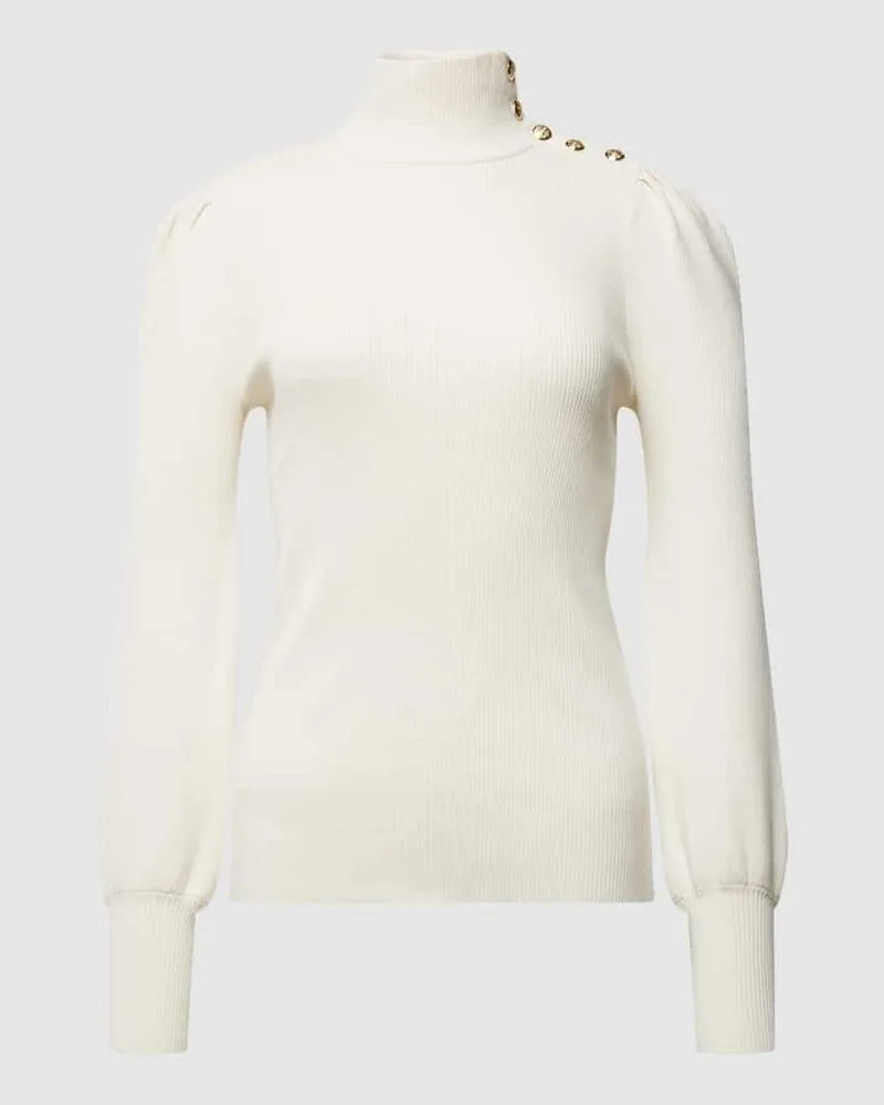 Ralph Lauren Strickpullover mit Rollkragen Offwhite