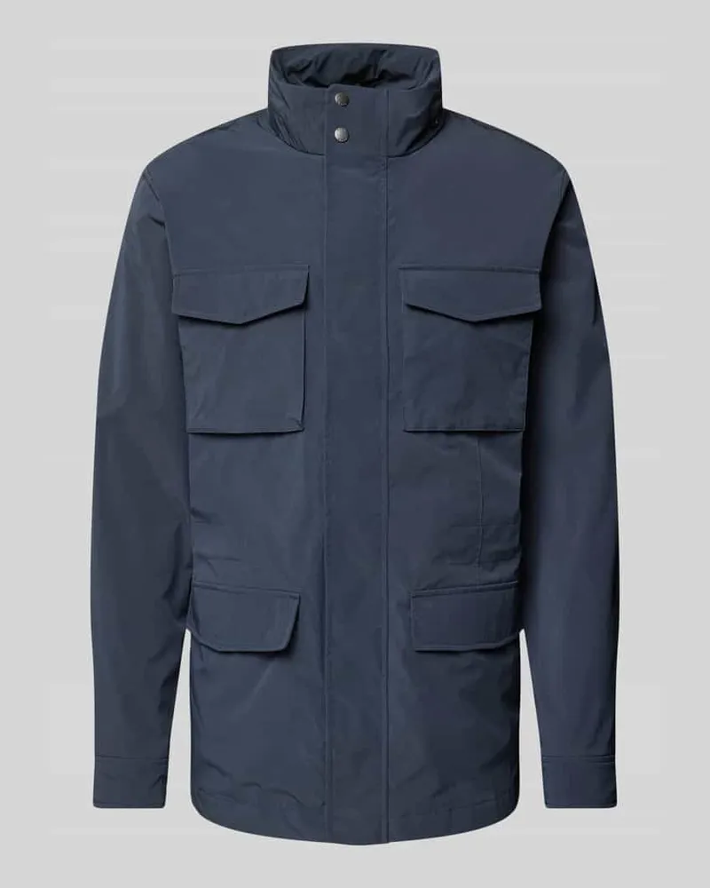 Geox Jacke mit Pattentaschen Marine