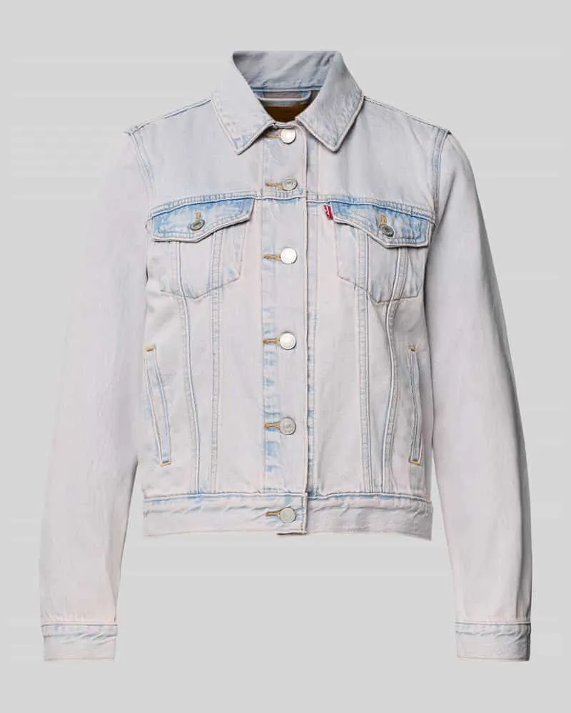 Levi's Regular Fit Jeansjacke aus reiner Baumwolle Modell 'ORIGINAL TRUCKER Hellrosa