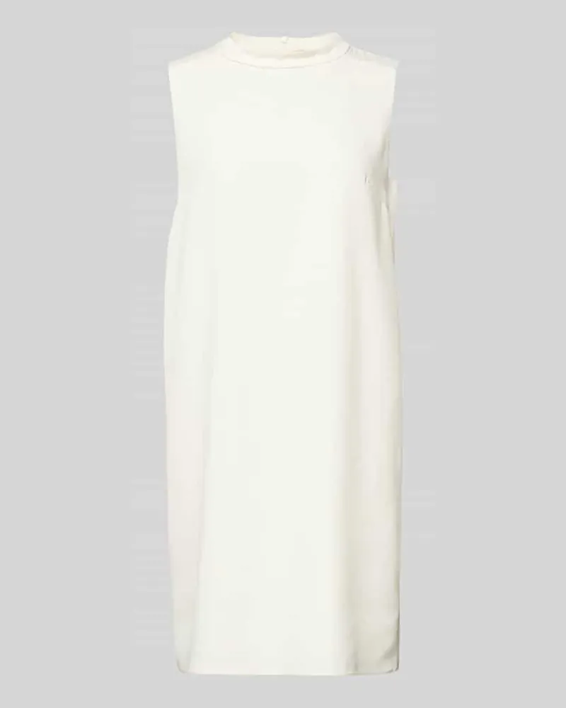 MARELLA Knielanges Kleid mit Stehkragen Modell 'MARIACARLA Offwhite