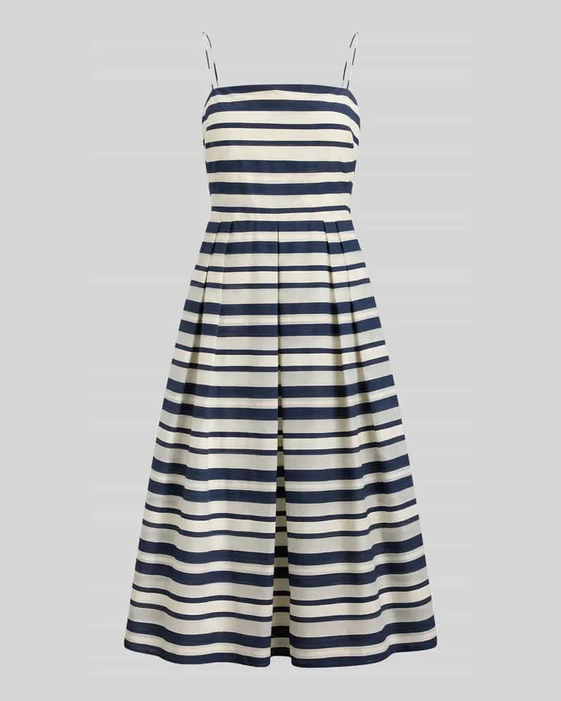 Ralph Lauren Körpernahes Cocktailkleid aus Baumwoll-Mix Dunkelblau