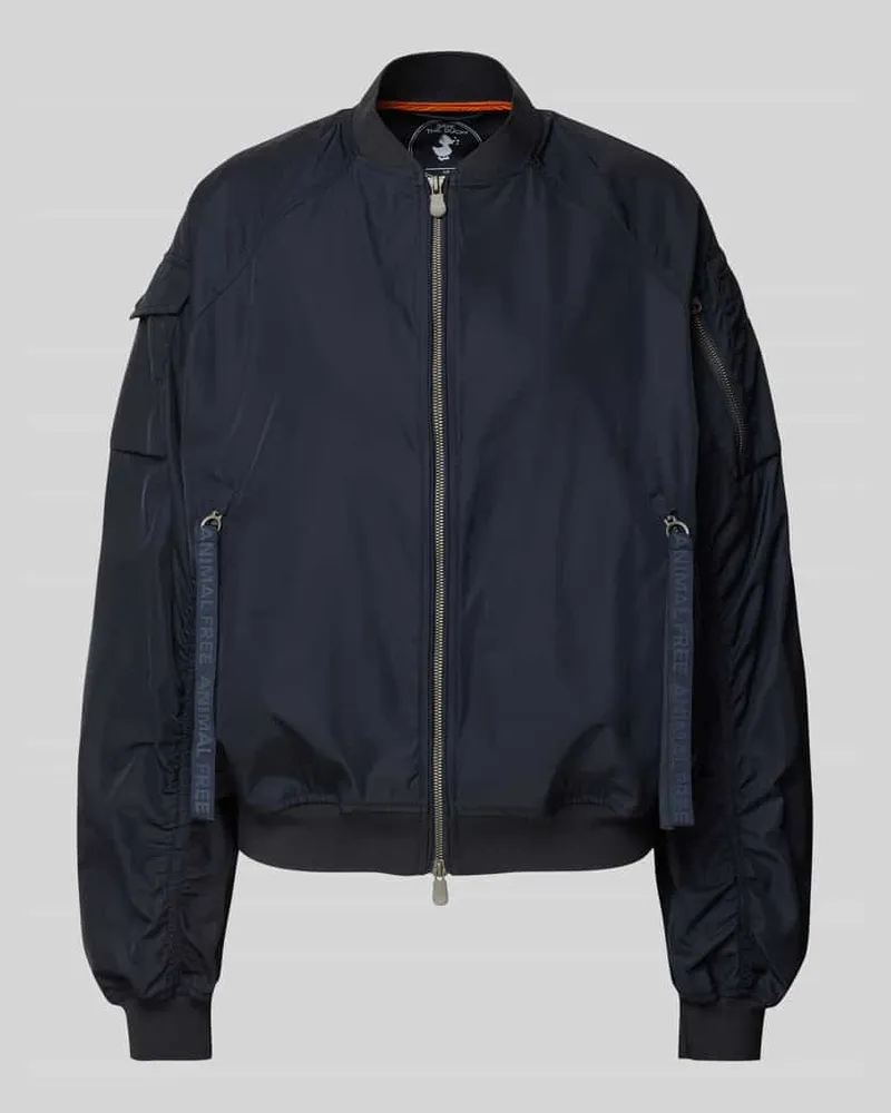 Save The Duck Bomberjacke mit Zweiwege-Reißverschluss Modell 'LIL Dunkelblau