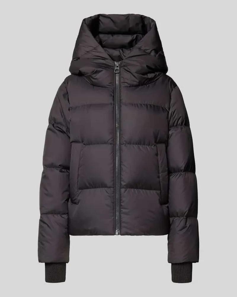 Marc O'Polo Regular Fit Daunenjacke mit Kapuze Graphit