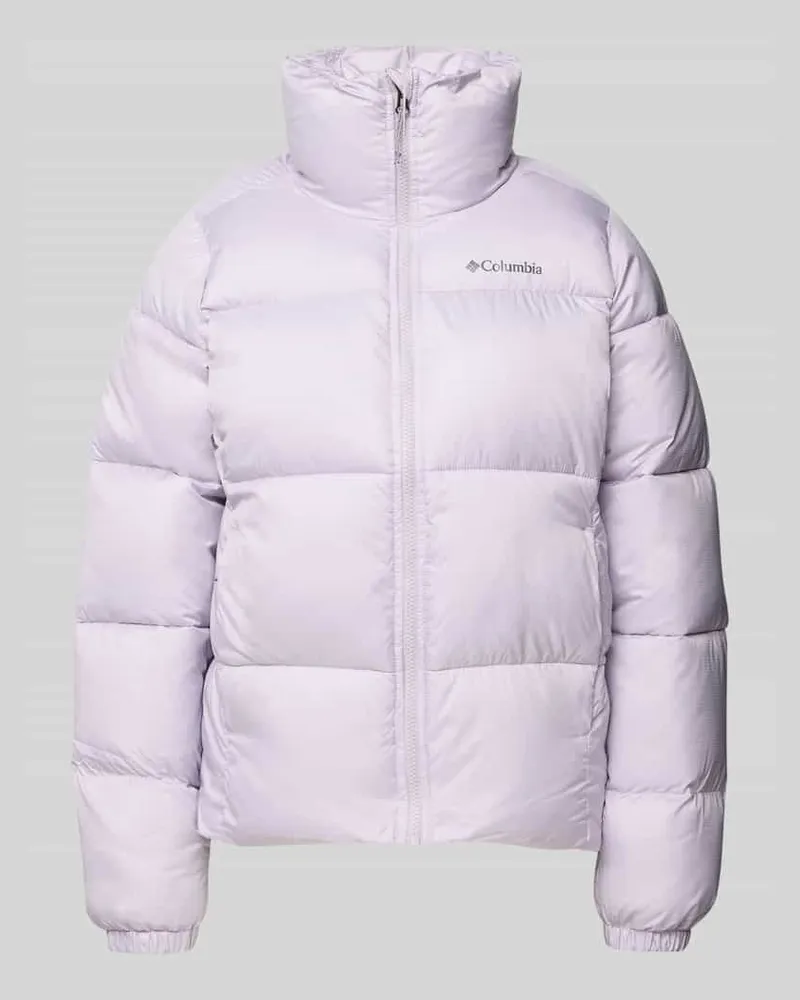 Columbia Sportswear Company Steppjacke mit Stehkragen und Reißverschluss Modell 'Puffect Flieder