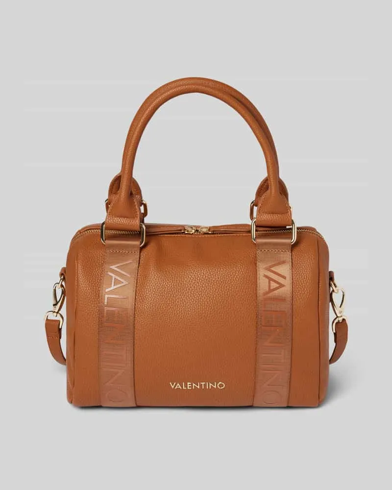 Valentino Garavani Handtasche mit Label-Applikation Modell 'TWIG RE Cognac